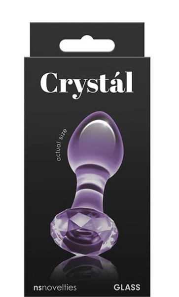 Crystal Gem Butt Plug - Purple
