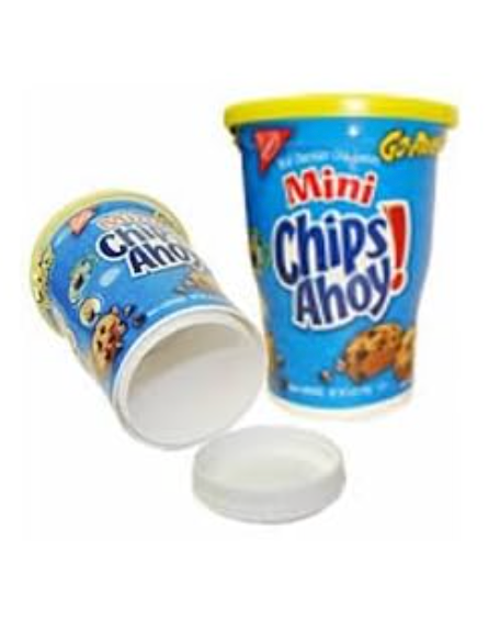 Mini Bite Size Cookies Stash Container