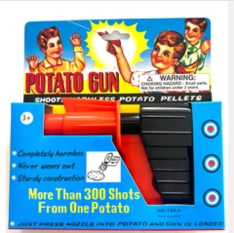 Potato Spud Shooter Guns / Plastic