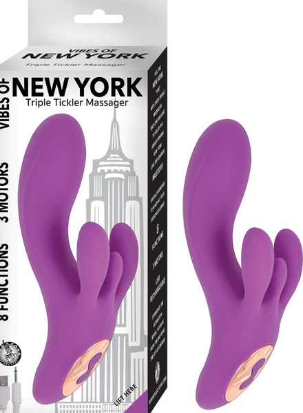 Vibes of New York Triple Tickler Massager