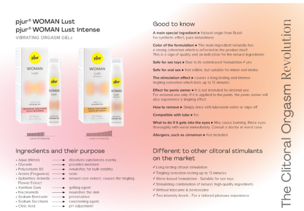 Pjur Woman Lust Intense Stimulating Gel - 15 ml