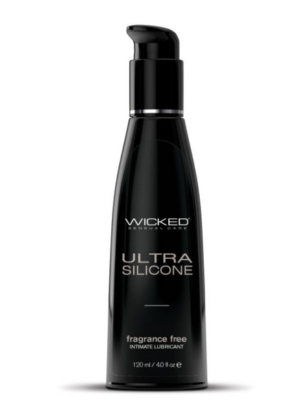 Wicked Premium 1/2oz Sensual Care Ultra Silicone Based Lubricant - 4 oz Fragrance Free
