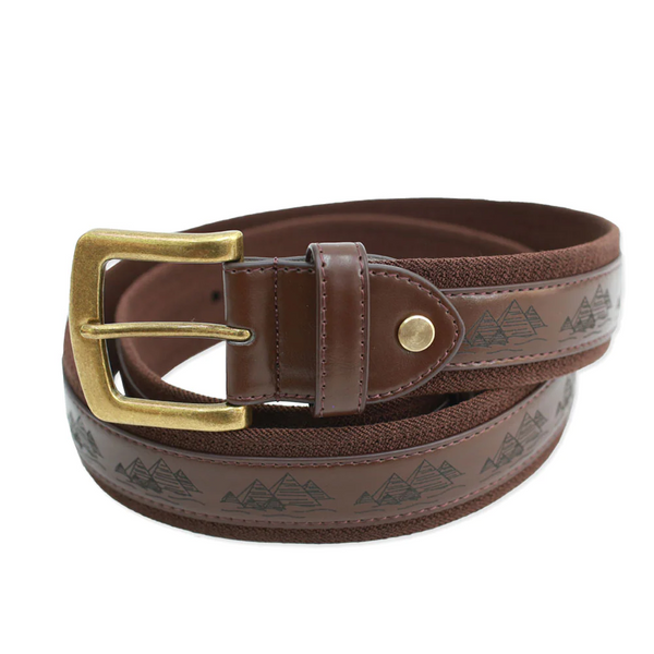 Theories of Atlantis - As Above Belt - Vegan Leather Brown