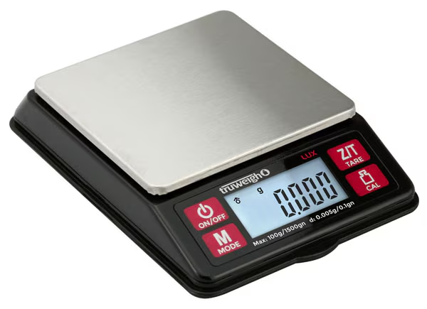 Truweigh Lux Digital Mini Scale - 100g x 0.005g / Black