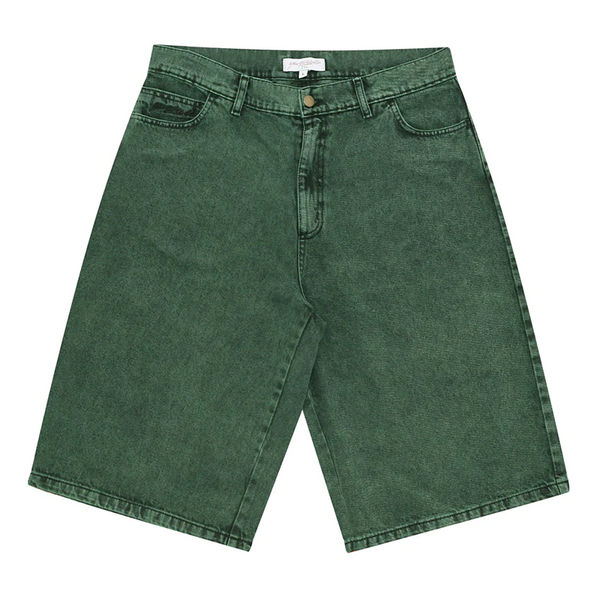Yardsale  - Phantasy Denim Shorts - Forest Green