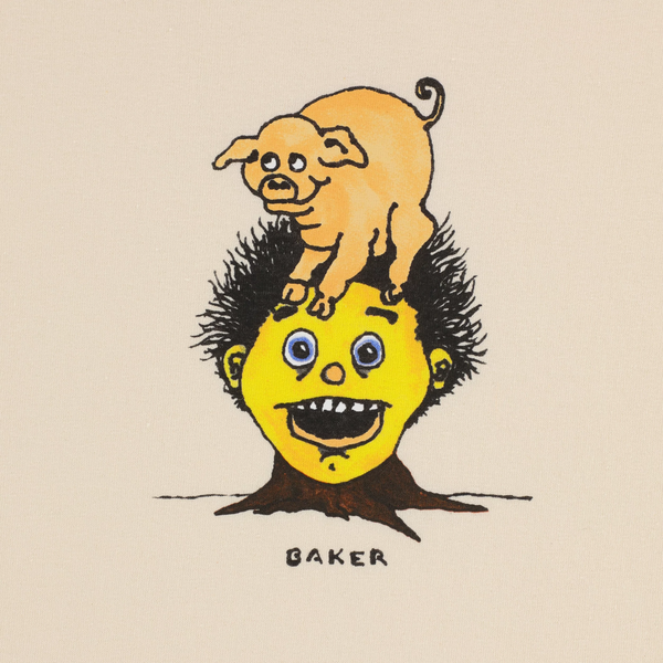 Baker Skateboards - Piggy T-shirt - Cream