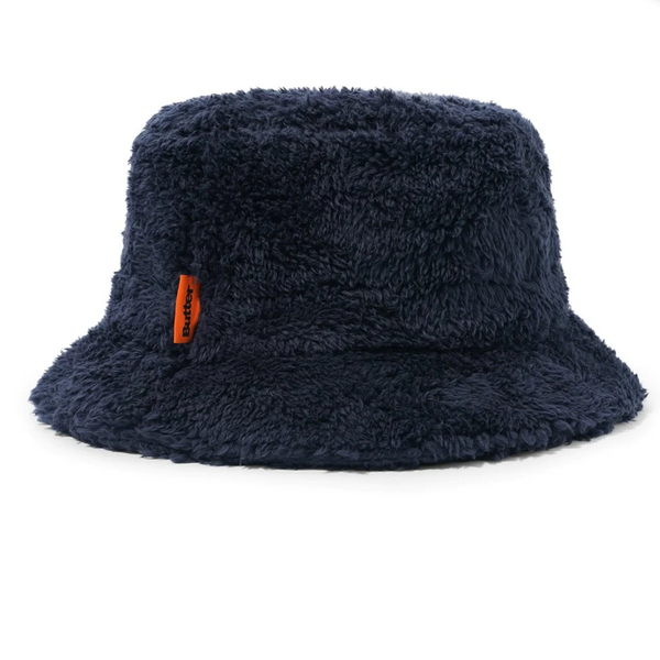 Butter Goods - Deep Pile Fleece Bucket Hat - Navy