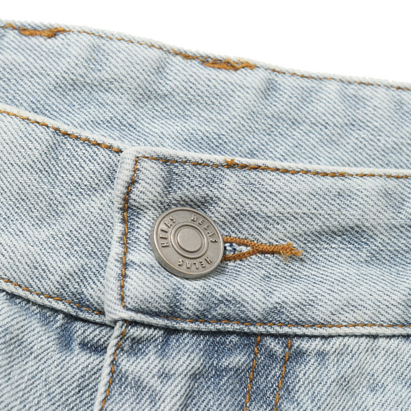 Helas - Dieu Grec Denim Jean Shorts - Light Blue