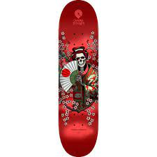 Powell Peralta Sakura Yosozumi Samurai Red Skateboard Deck - 8'