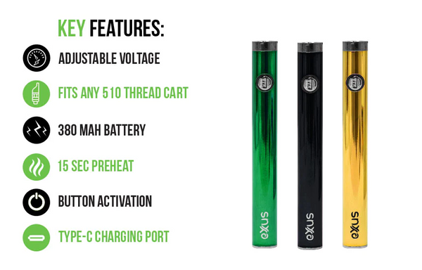 Exxus Slim VV 2.0 - Variable Voltage Vaporizer Pen