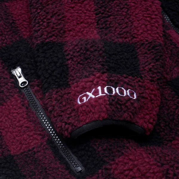 GX1000 - Sherpa Fleece - Red / Black