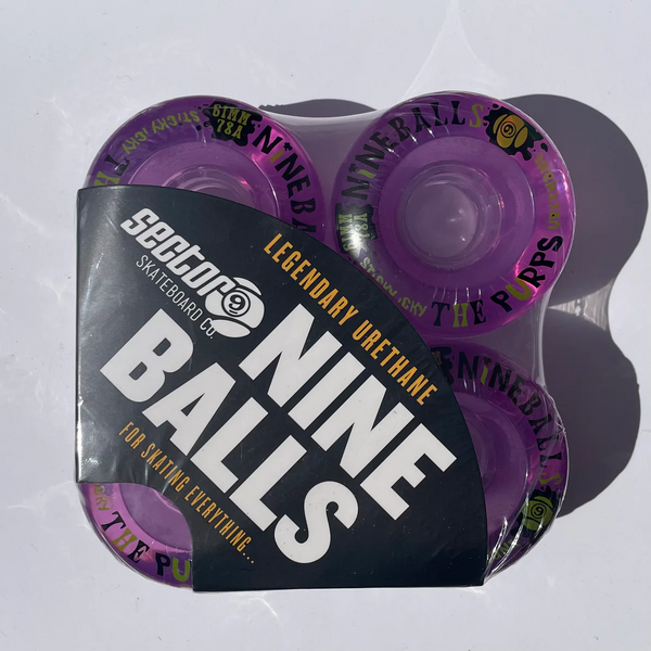 Sector 9 Wheels -  NineBall 78A - 61MM - Purple