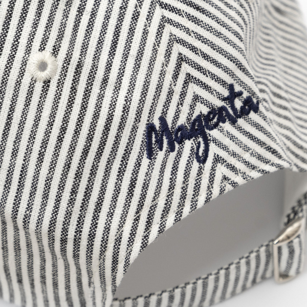 Magenta Skateboards - Stripe Dad Hat Grey