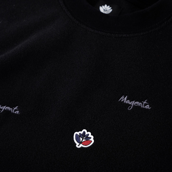 Magenta Skateboards - Loop Fleece Crew Sweatshirt - Black