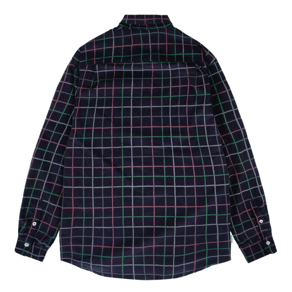 Magenta Skateboards - PWS - Corduroy Button Up Shirt - Navy Blue