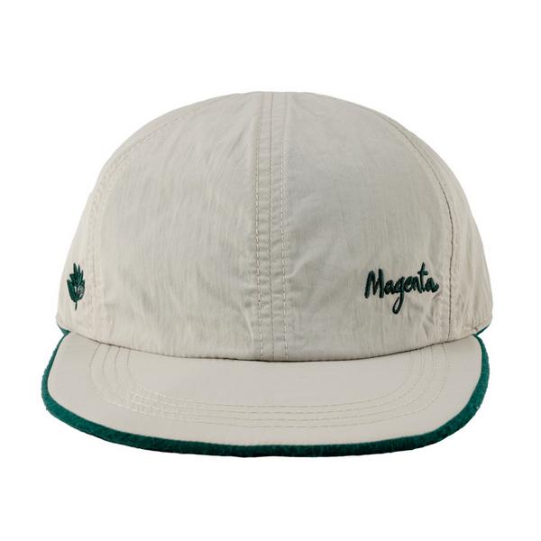 Magenta Skateboards - 6P Reversible Fleece Hat - White/Green