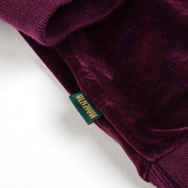 Magenta Skateboards - Le Baiser Polo Velours Shirt - Burgundy