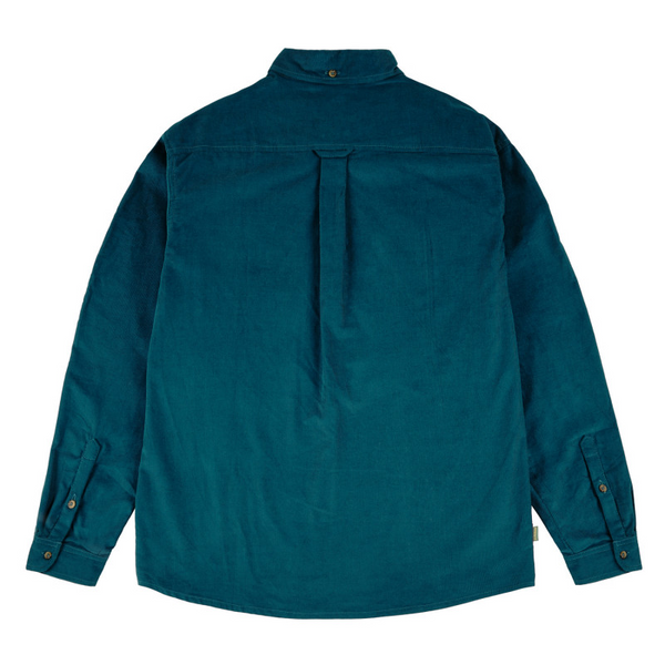 Magenta Skateboards - PWS - Corduroy Button Up Shirt - Petrol Blue