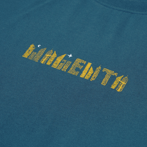 Magenta Skateboards - Downtown T-Shirt - Petrol Blue