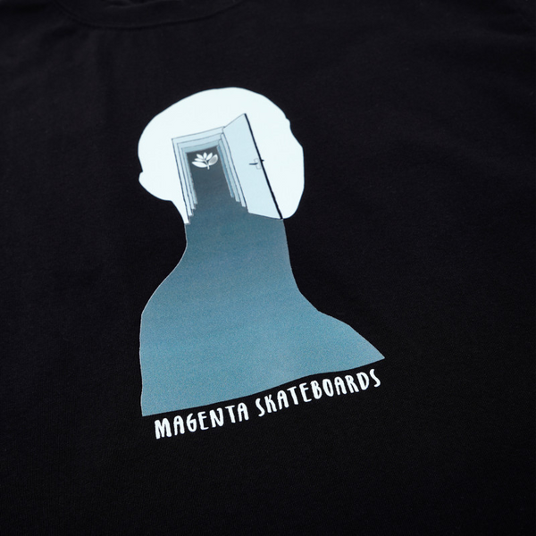 Magenta Skateboards - Door T-Shirt - Black
