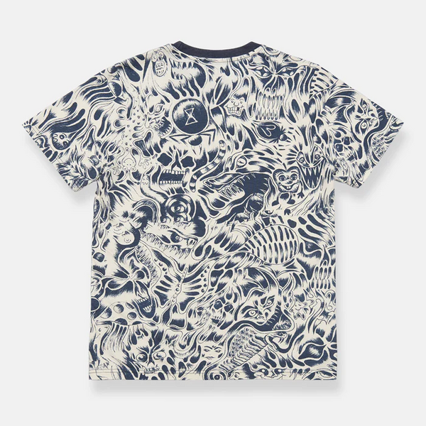 Baker Skateboards - Nightmare All Over Print - Blue / White