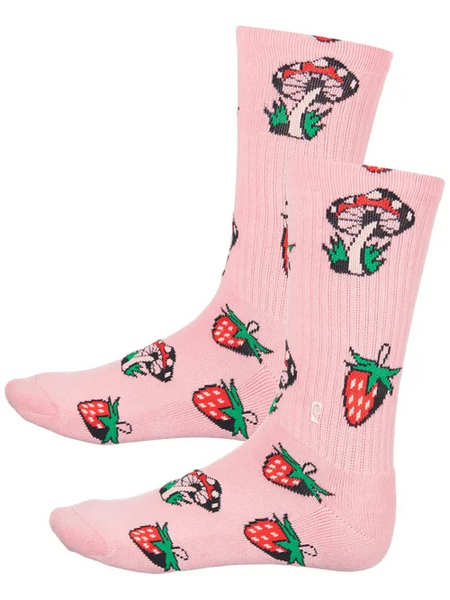 Psockadelic - Strawberry Trip Crew Socks