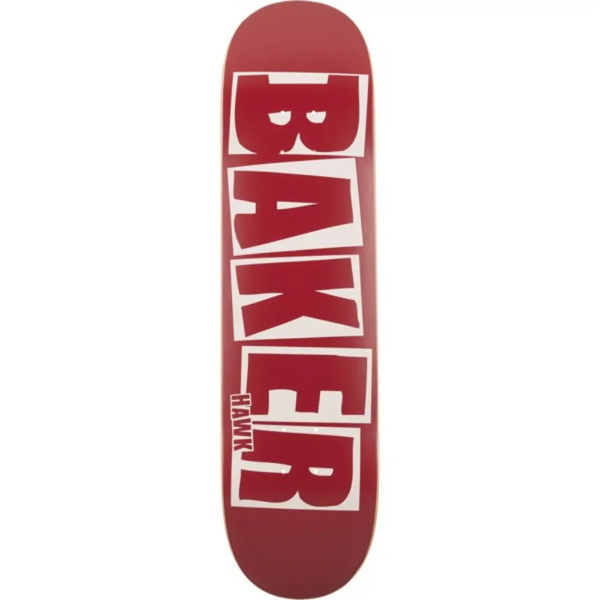 Baker Skateboards -Hawk Brand Logo - Maroon 8.0" B2