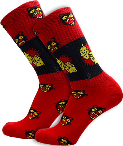 Psockadelic - Burger Baby Crew Socks