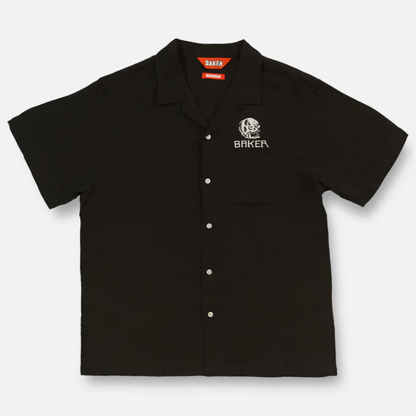 Baker Skateboards - Skull Button Up - Black