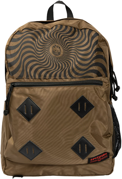 Spitfire Wheels - Bighead Swirl Backpack - Black / Brown