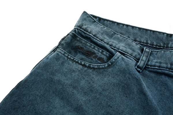 Yardsale  - Phantasy Denim Shorts - OverDyed Blue/Black
