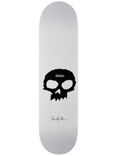 Zero Skateboards - 8.5" - Single Skull White