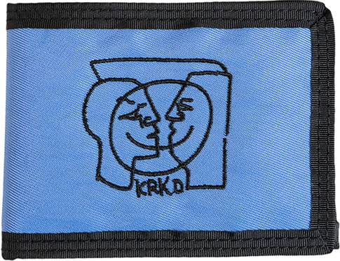 Krooked Skateboards - Moon Smile Wallet - Blue