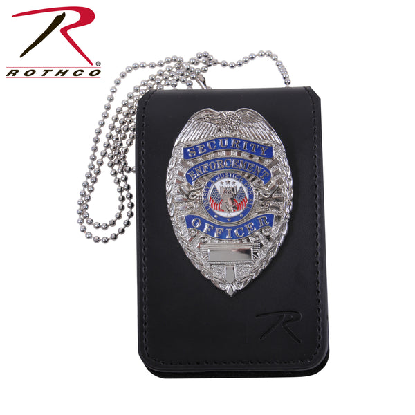 Rothco Universal Leather Badge Holder