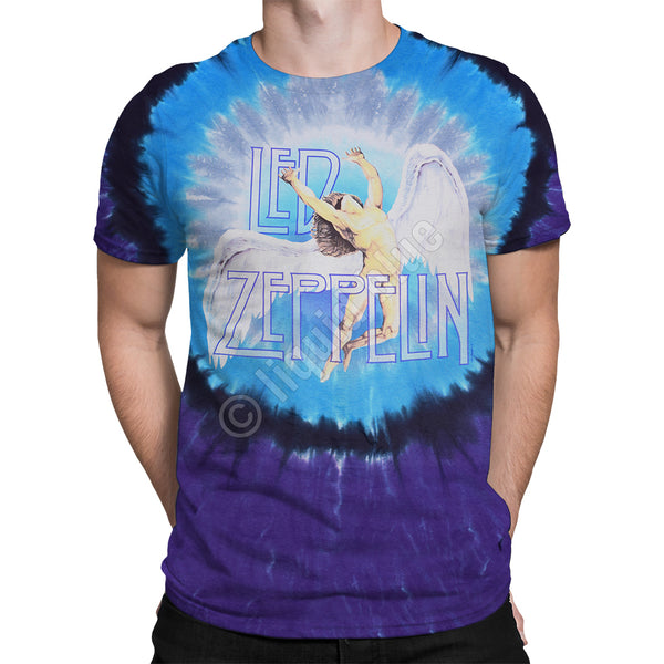 Led Zepplin Swan Song Tie-Dye T-Shirt