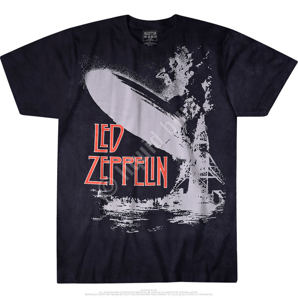 Led Zeppelin Exploding Zeppelin Tie-Dye T-Shirt