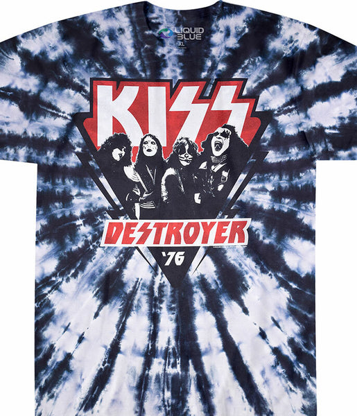 Kiss Destroyer '76 Tie Dye T-Shirt