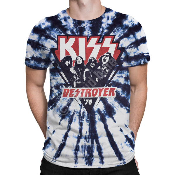 KISS Destroyer '76 Tie-Dye T-Shirt