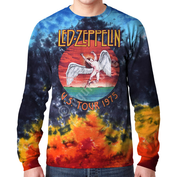Led Zeppelin Icarus 1975 Tie-Dye T-Shirt