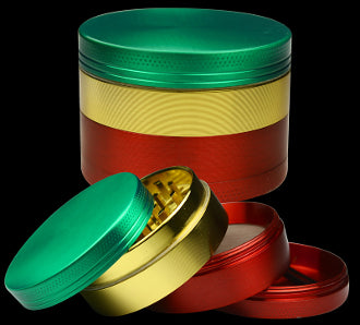 Grinder 4pc Metal Rasta