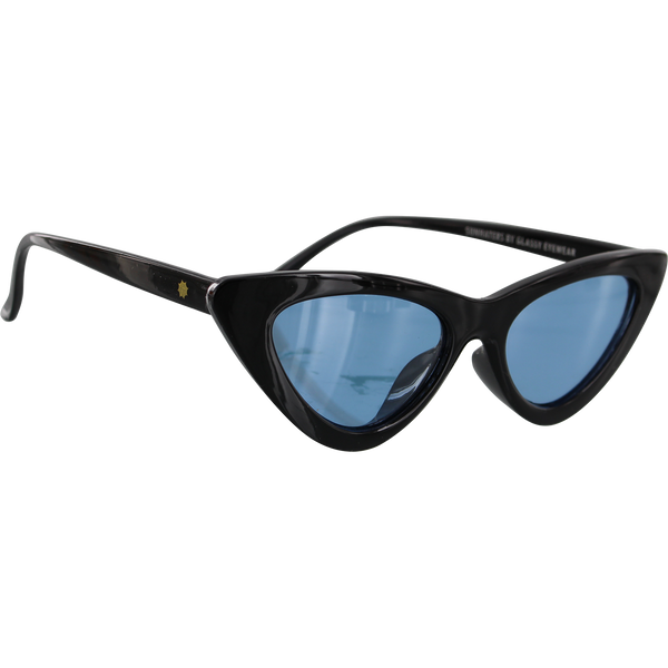 Glassy Sunglasses - Billie Polarized Black w/ Blue Lens