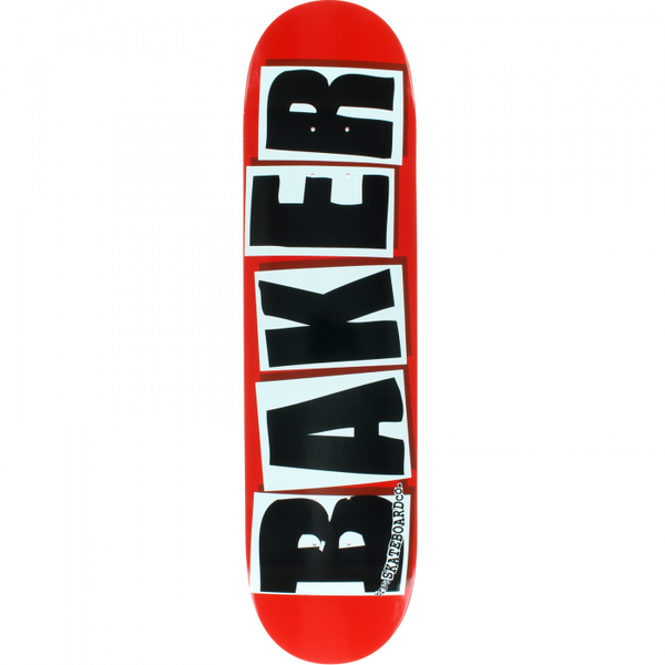 Baker Skateboards - Logo Deck 8.75 Red/Black