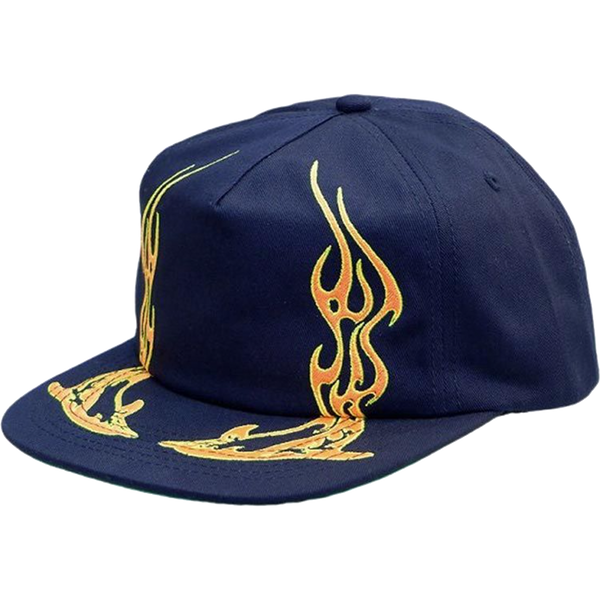 Call me 917 - Speed Dolphin Flames Hat - Navy