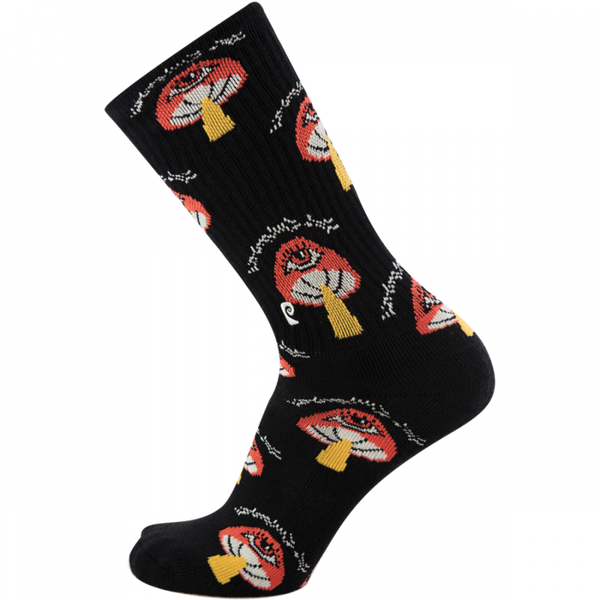 Psockadelic - Tuff Shroom Socks - Black