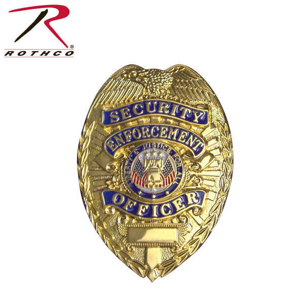Security Badge - Silver/Gold