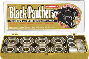 Shortys' Black Panthers Ceramic Bearings Set