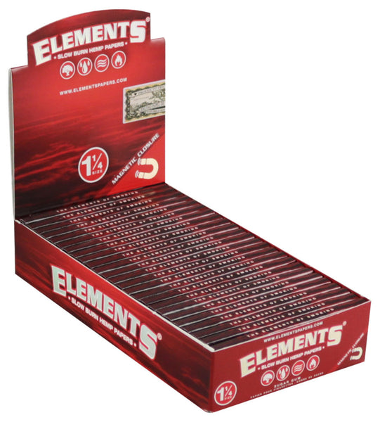 Elements Red Slow Burn Hemp Rolling Papers