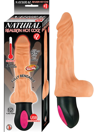 Natural Realskin Hot Cock Realistic Vibe
