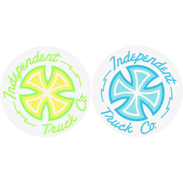 Independent Neon Mylar Sticker