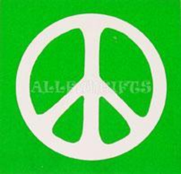 3" Peace Sign Bumper Sticker